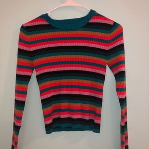 Multicolored Striped Sweater